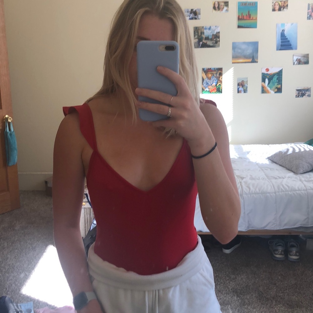 Lulus Red Bodysuit